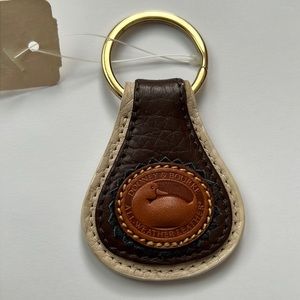 Dooney Bourke vintage leather duck keychain
